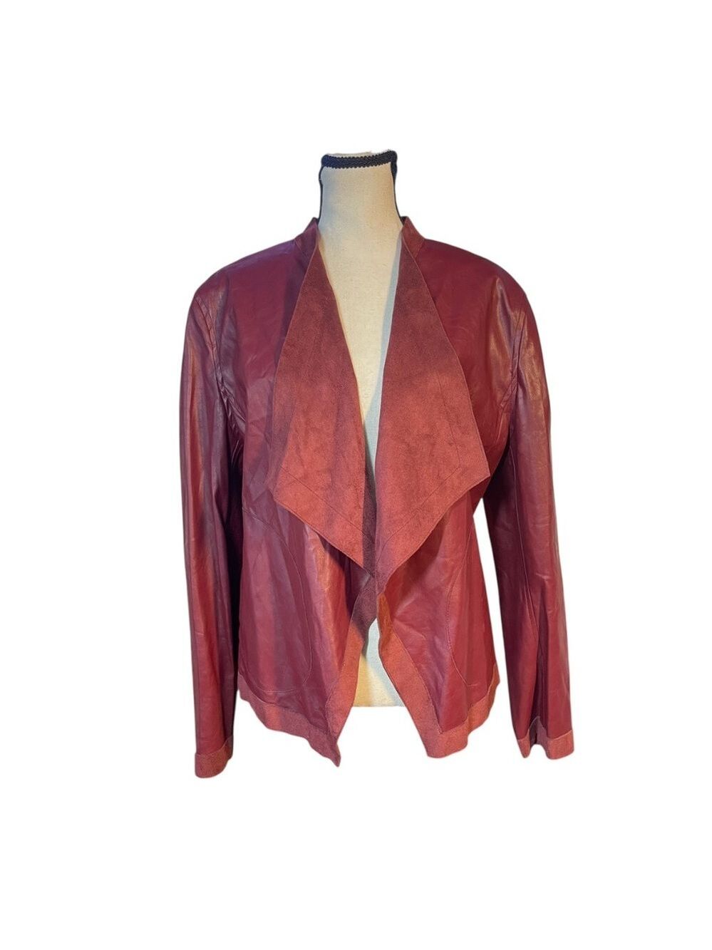She + Sky Leather Jacket